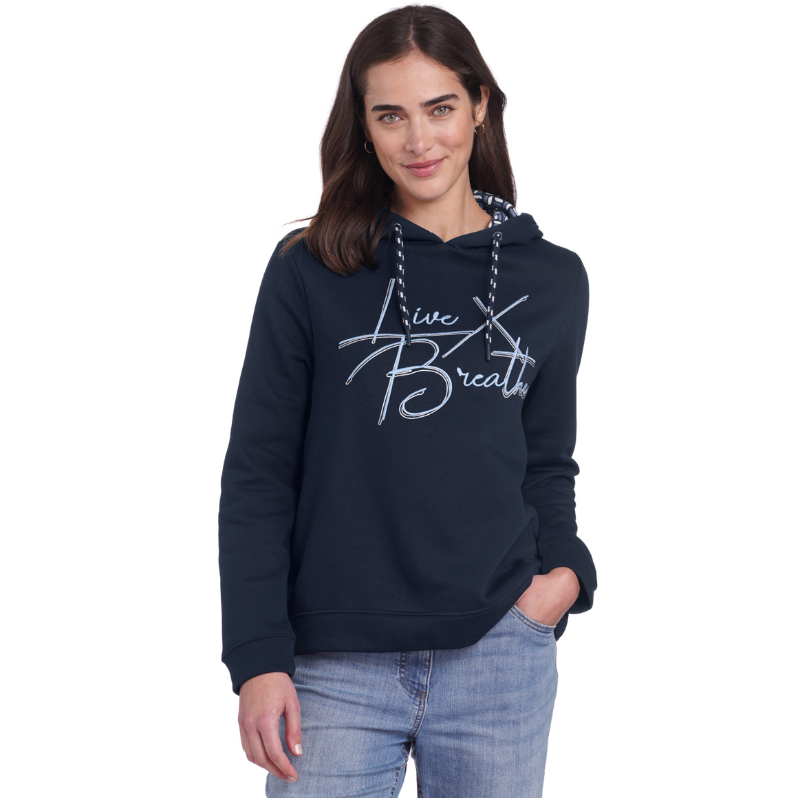 Damen Hoodie mit Text