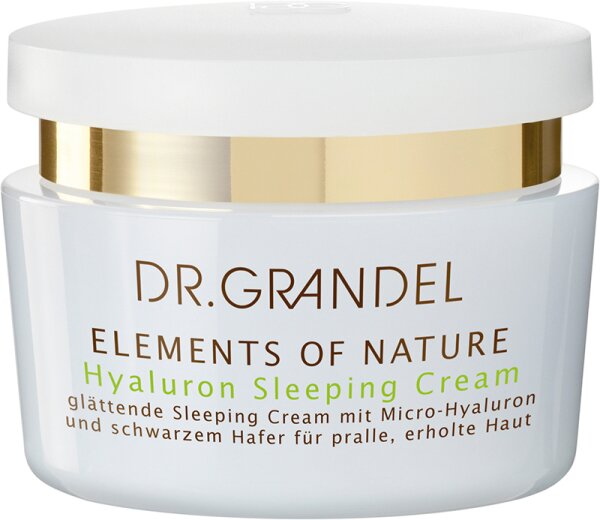 DR. GRANDEL Elements of Nature Hyaluron Sleeping Cream Nachtcreme