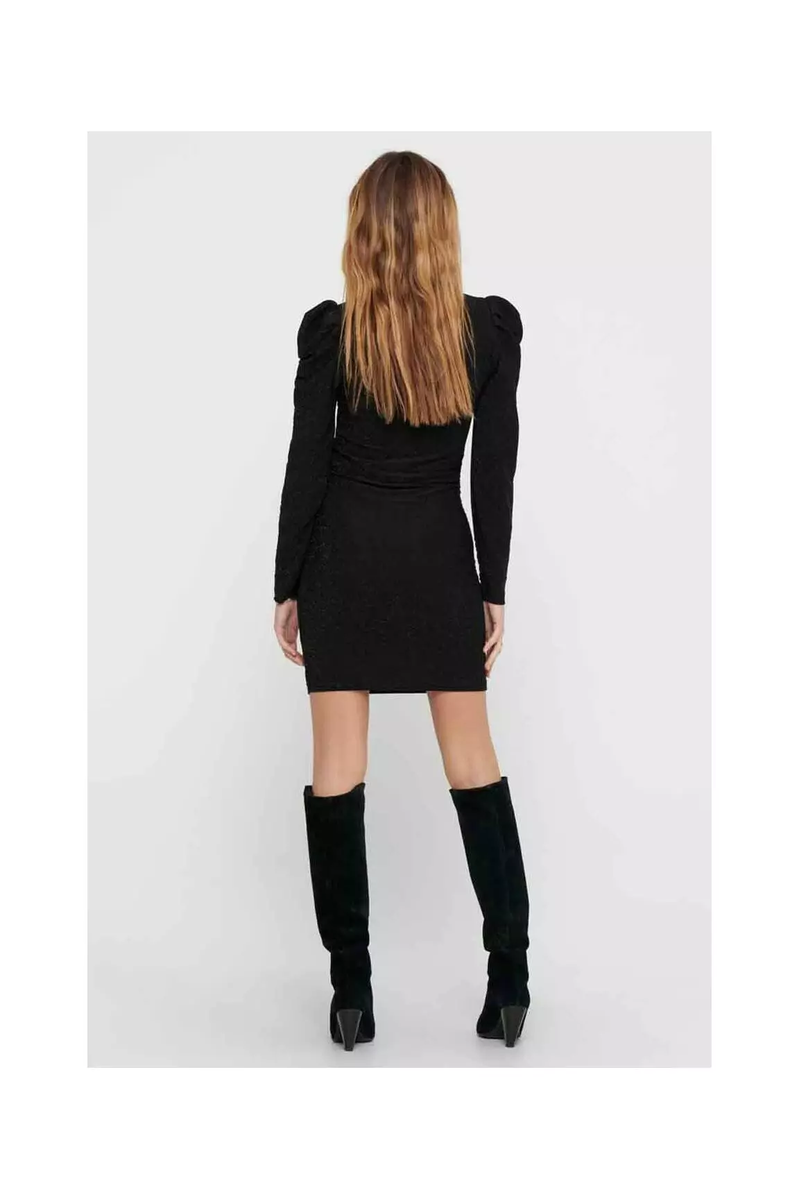 Only Robes Mi Longues Femme couleur noir