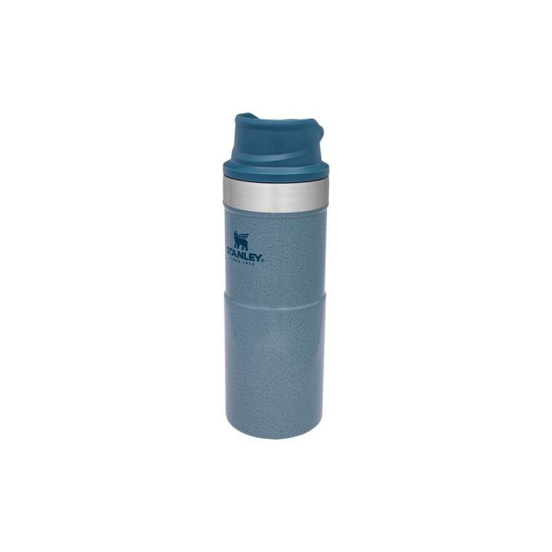 Stanley Thermoflasche, Classic Trigger-Action Travel Mug 12oz \/ 350ml Hammertone Ice