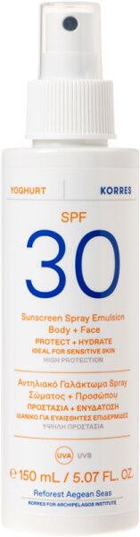 KORRES Yoghurt Sprüh-Emulsion SPF 30 Sonnenspray