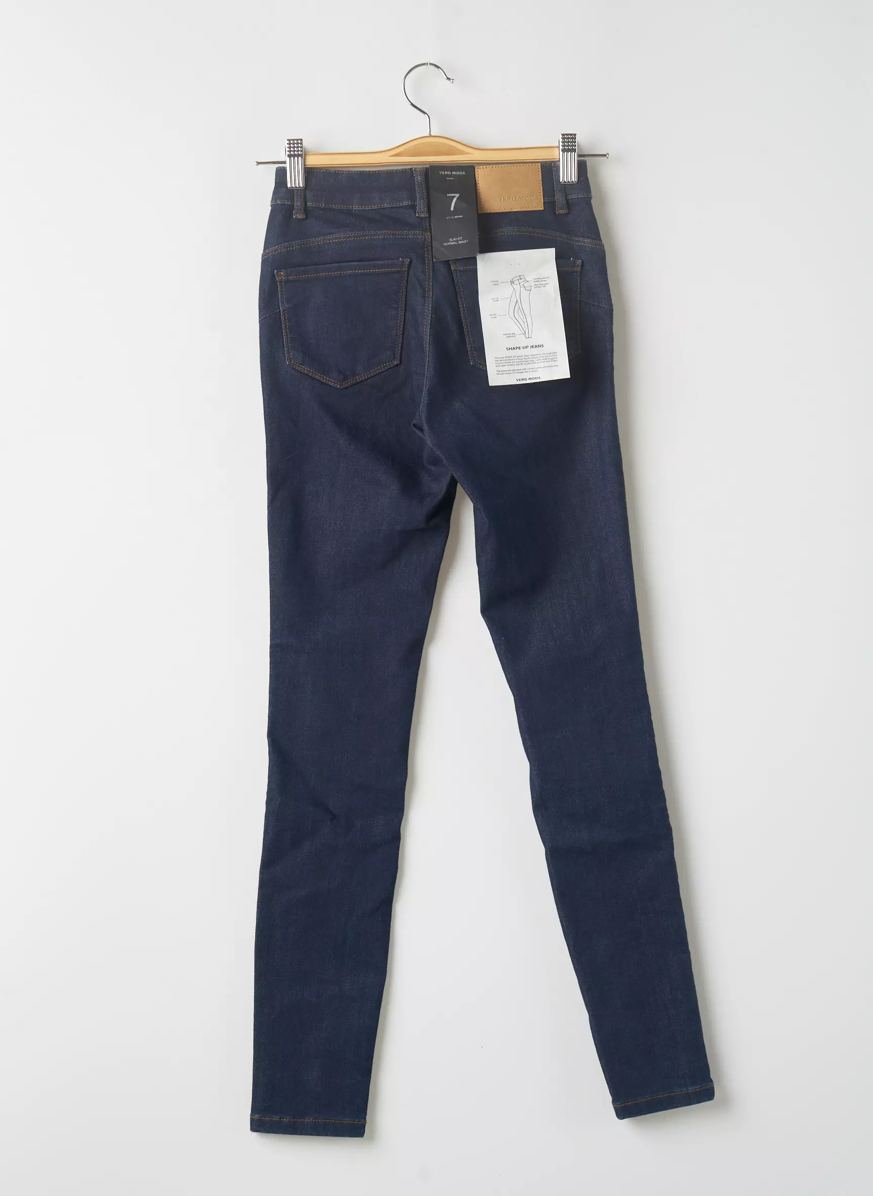 Vero Moda Jeans Coupe Slim Femme couleur bleu