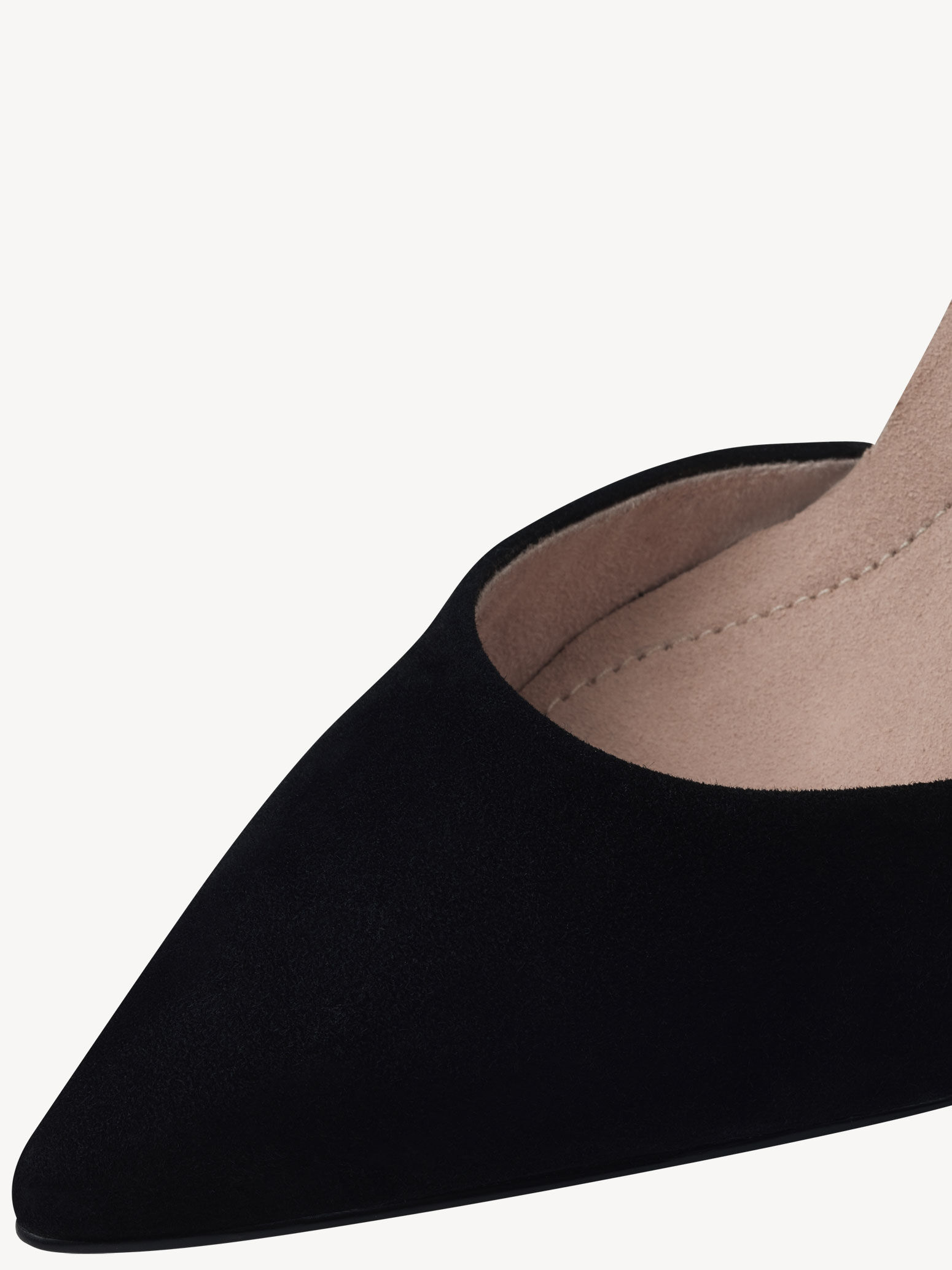 Escarpin en cuir - noir