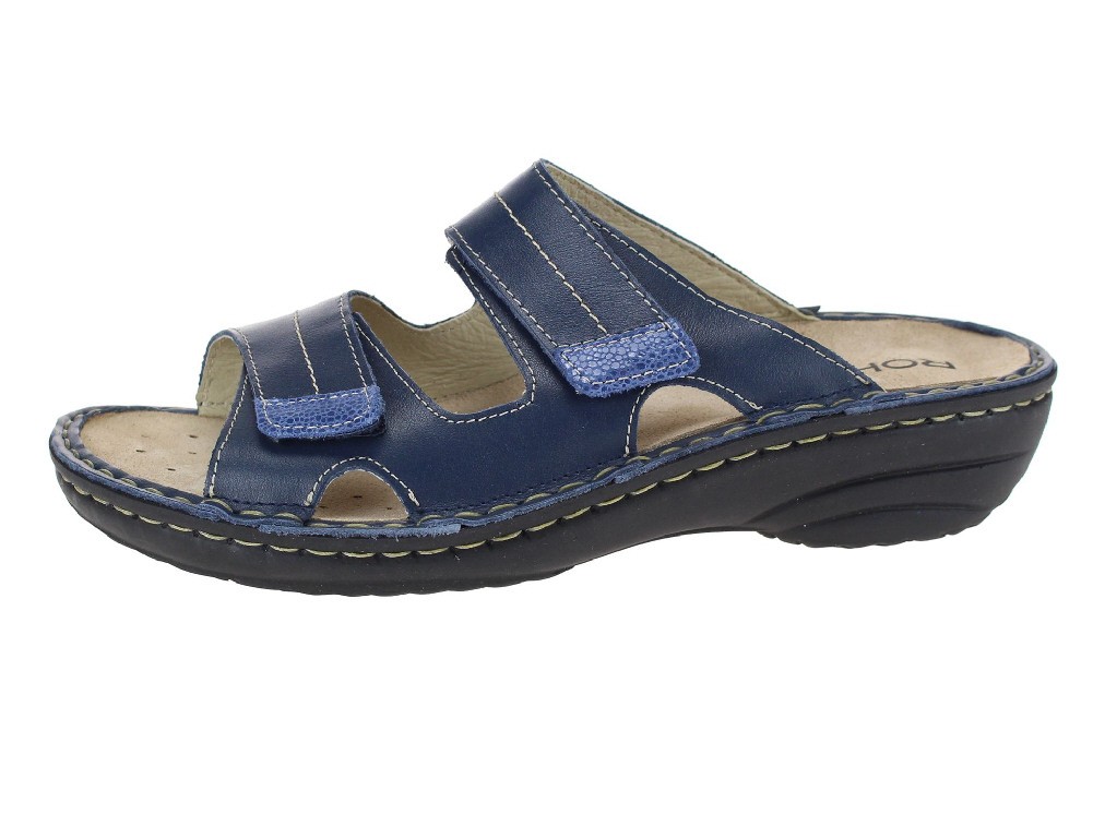 ROHDE Pantoletten blau
