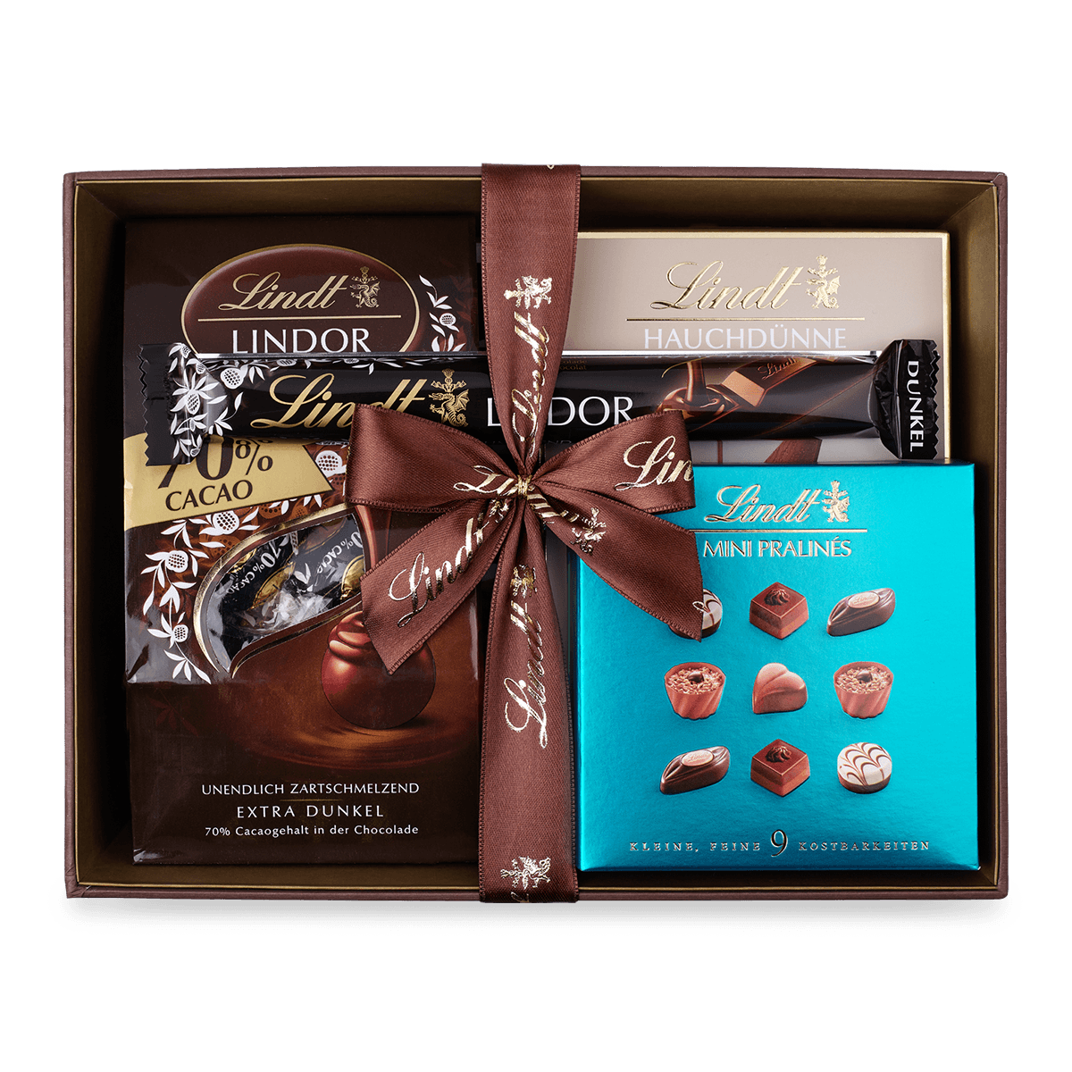 Lindt Favoriten Geschenkkorb, 743g
