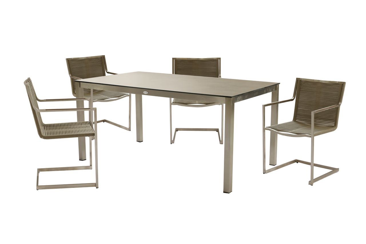 Garden Pleasure Tischgruppe SIENNA 14, 5.-tlg.