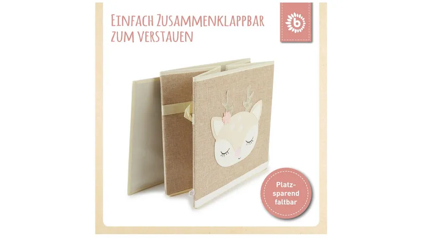 Bieco - Aufbewahrungsbox Reh Ella