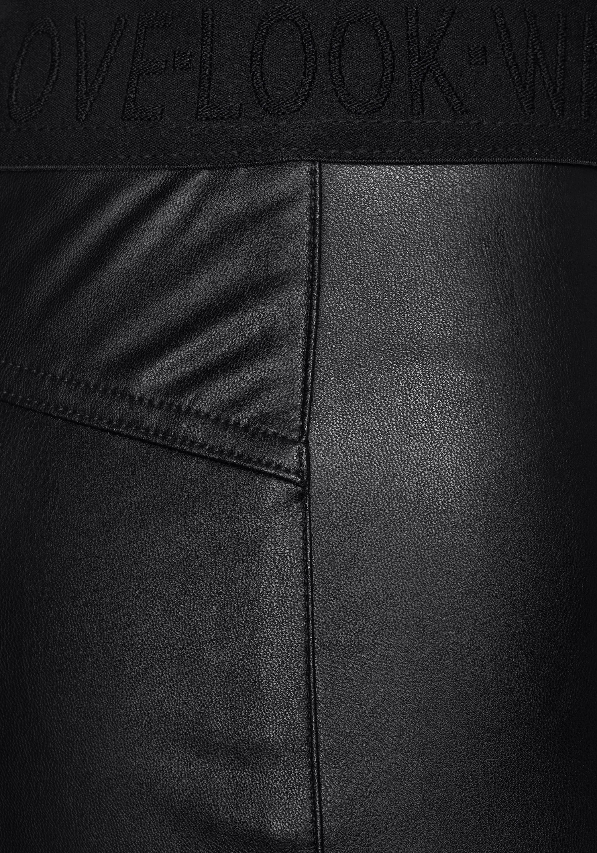 STREET ONE Outdoorhose in PU-Optik
