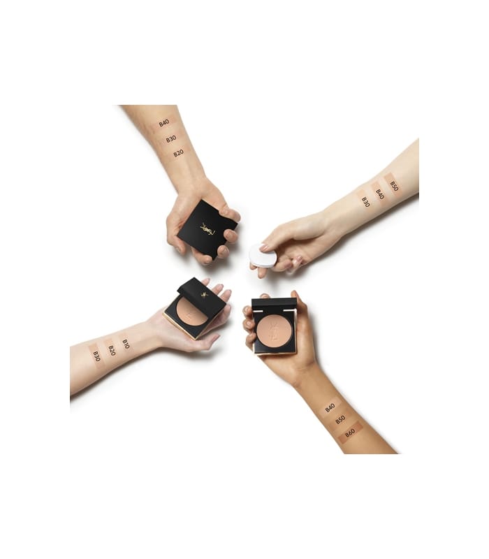 YVES SAINT LAURENT-ENCRE DE PEAU ALL HOURS SETTING POWDER-Poudre compacte matifiante et fixatrice