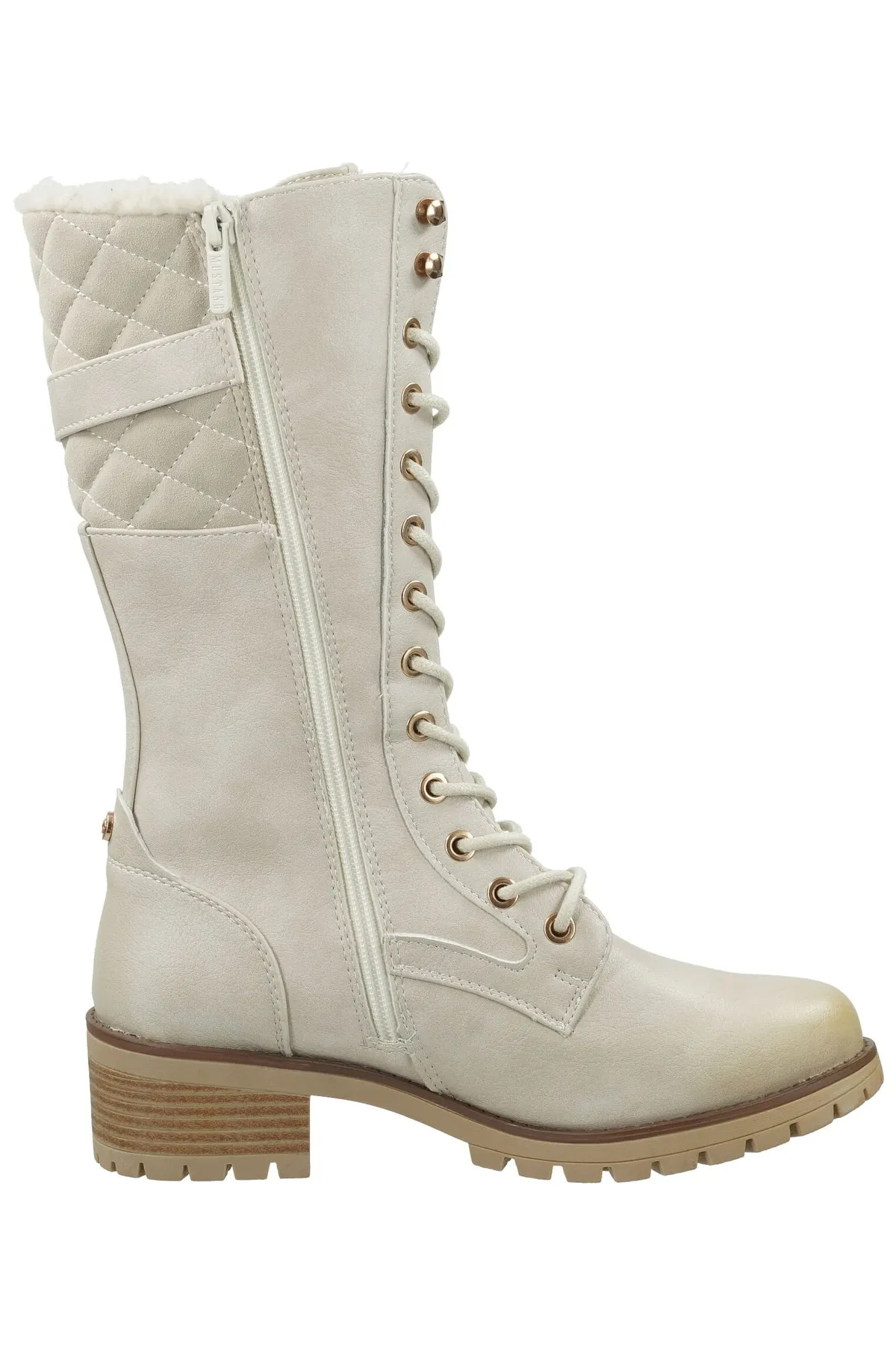 Mustang  Stiefelette - Blau - Blockabsatz