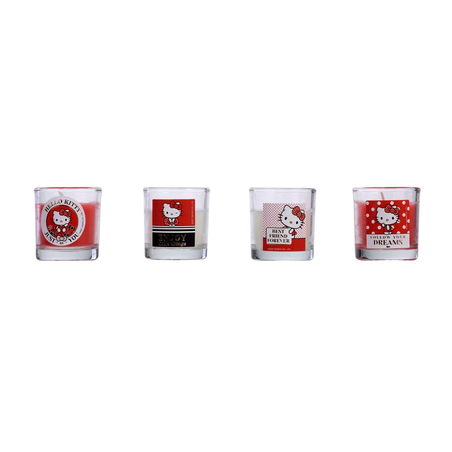 Take a Candle Hello Kitty - Set od 4 mirisne svijeće, 30 g