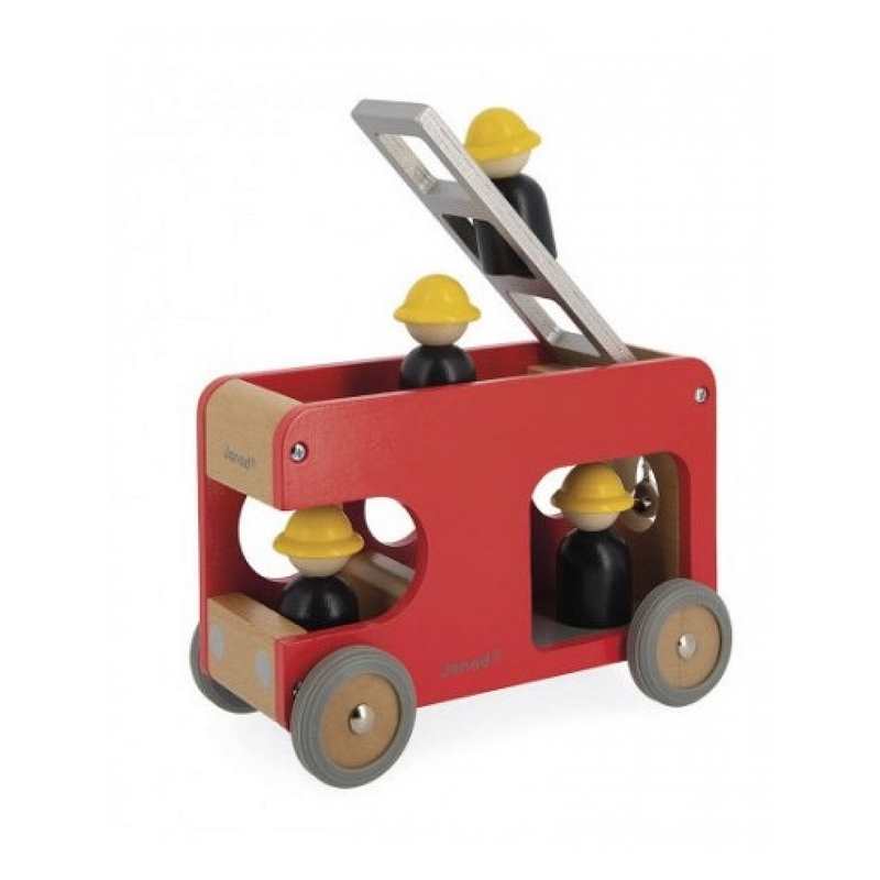 Camion de pompier Bolid en bois