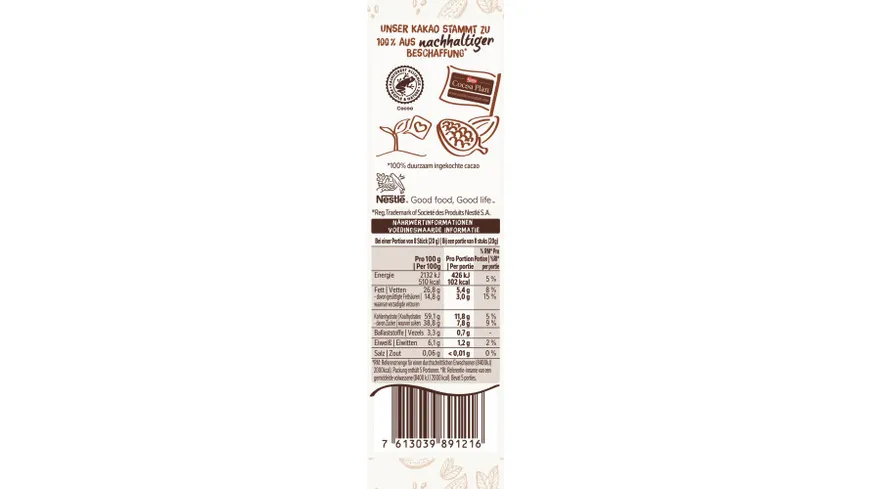 Nestlé Choclait Chips Original 115 g