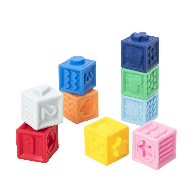 9 cubes souples Oxybul