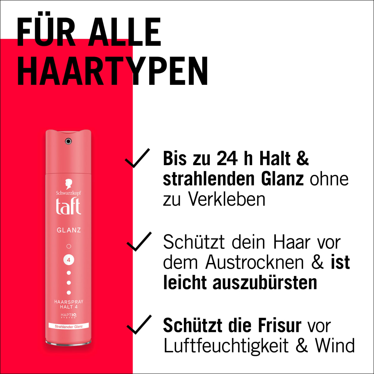 Haarspray GLANZ Halt 4, 250 ml