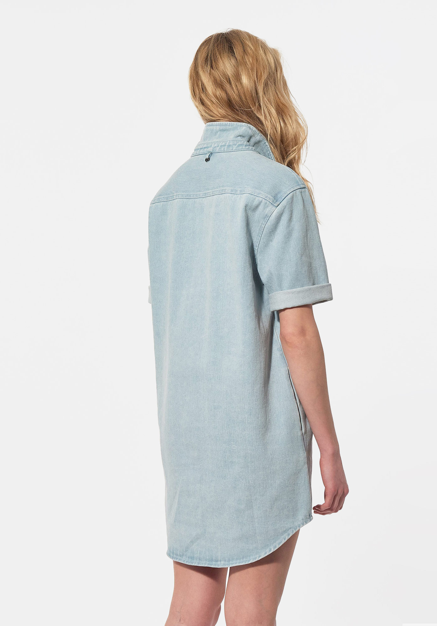 BIRD   Robe en jean Femme en 100% coton