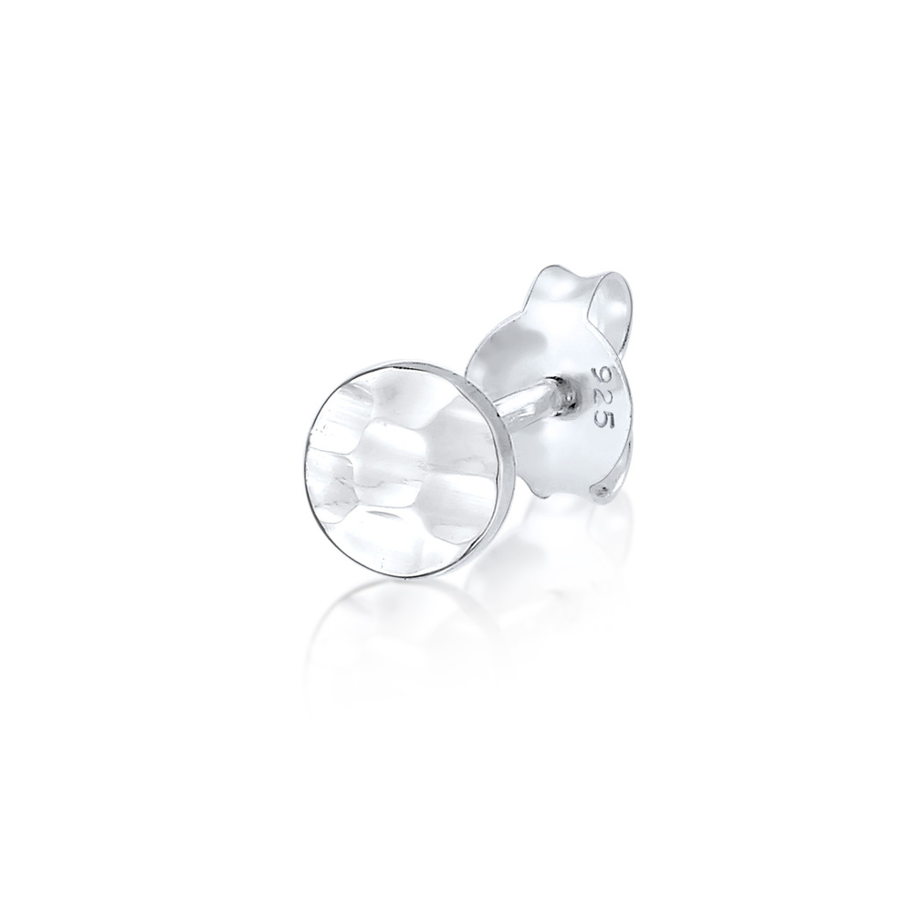 Elli Elli Boucles d'Oreilles Femmes clous d'oreilles plaquette texturée pièce unique e Bijoux