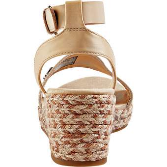 Tommy Hilfiger Colorful Wedge Satin Sandal in beige