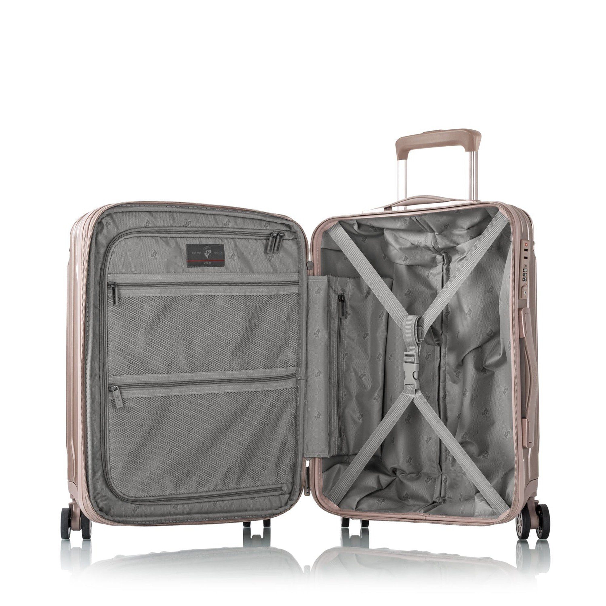 Heys Handgepäck-Trolley Xtrak - 4-Rollen-Kabinentrolley S 53 cm erw., 4 Rollen Rollen