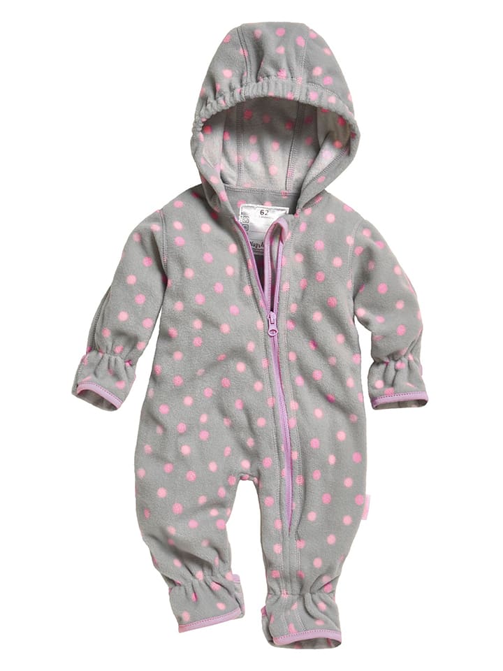 Playshoes Fleece-Overall in Grau günstig kaufen