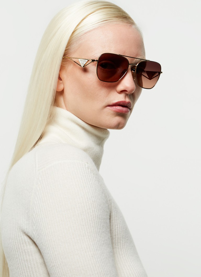 Ochelari de soare Prada Aviator PRA50S