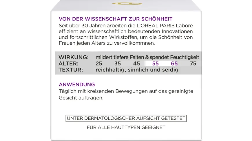 L'Oréal Paris Anti Falten Expert 55+ Tagpflege Tiegel 50 ml