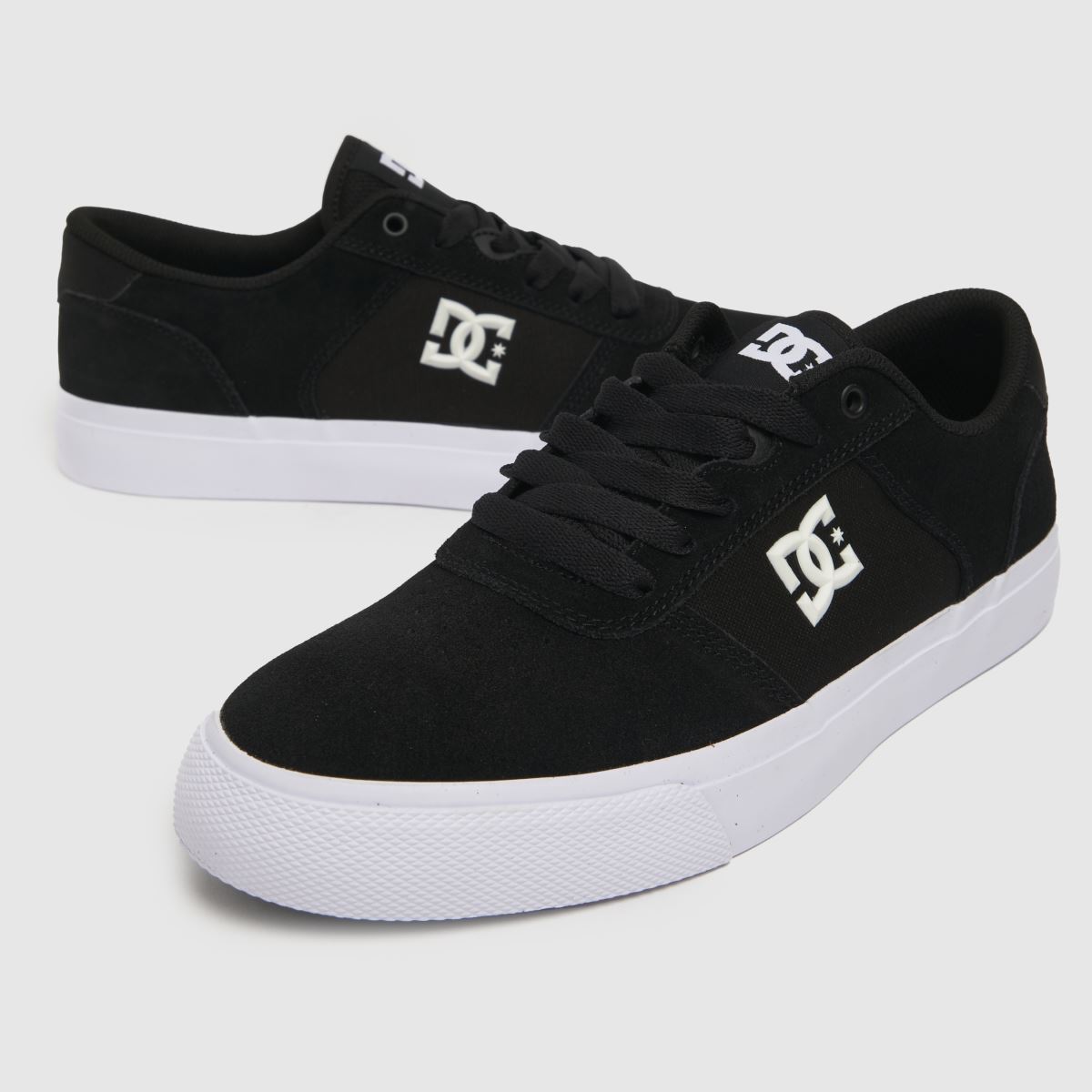 DC Teknik-sneakers i svart och vitt
