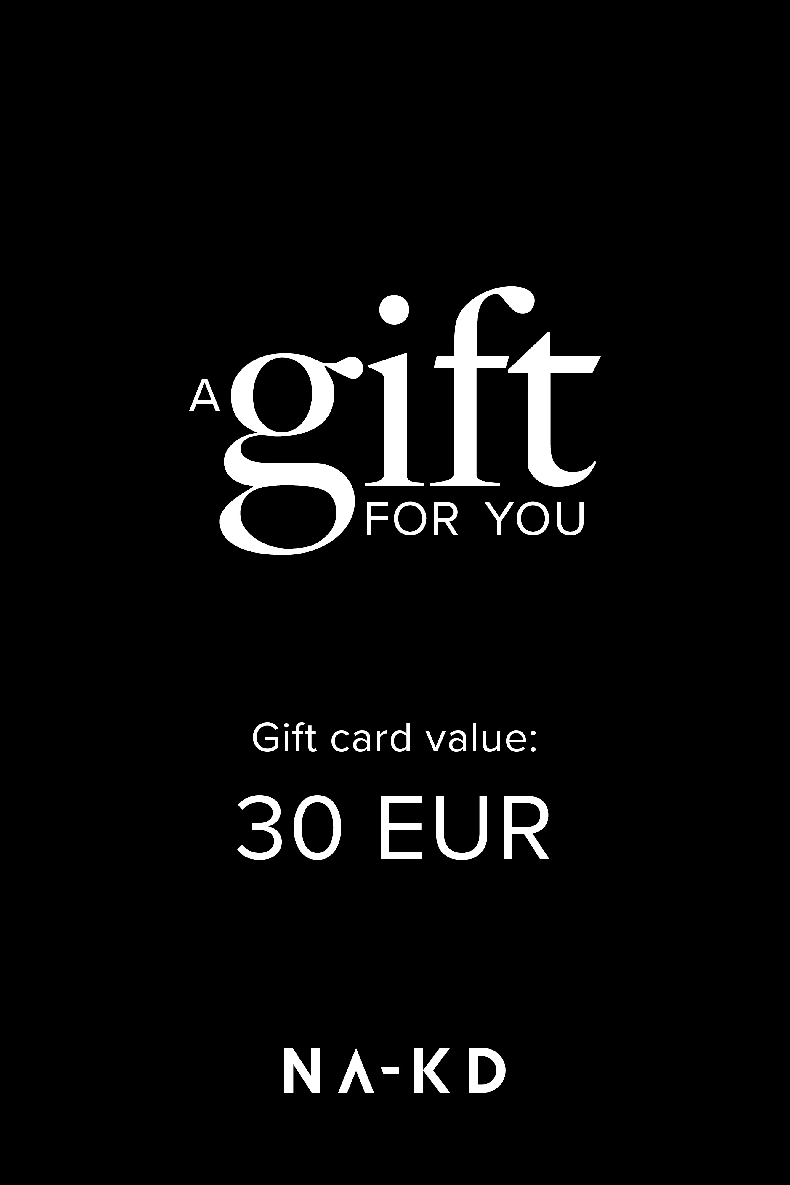 Ein Geschenk. Unbegrenzte Auswahl an Mode.