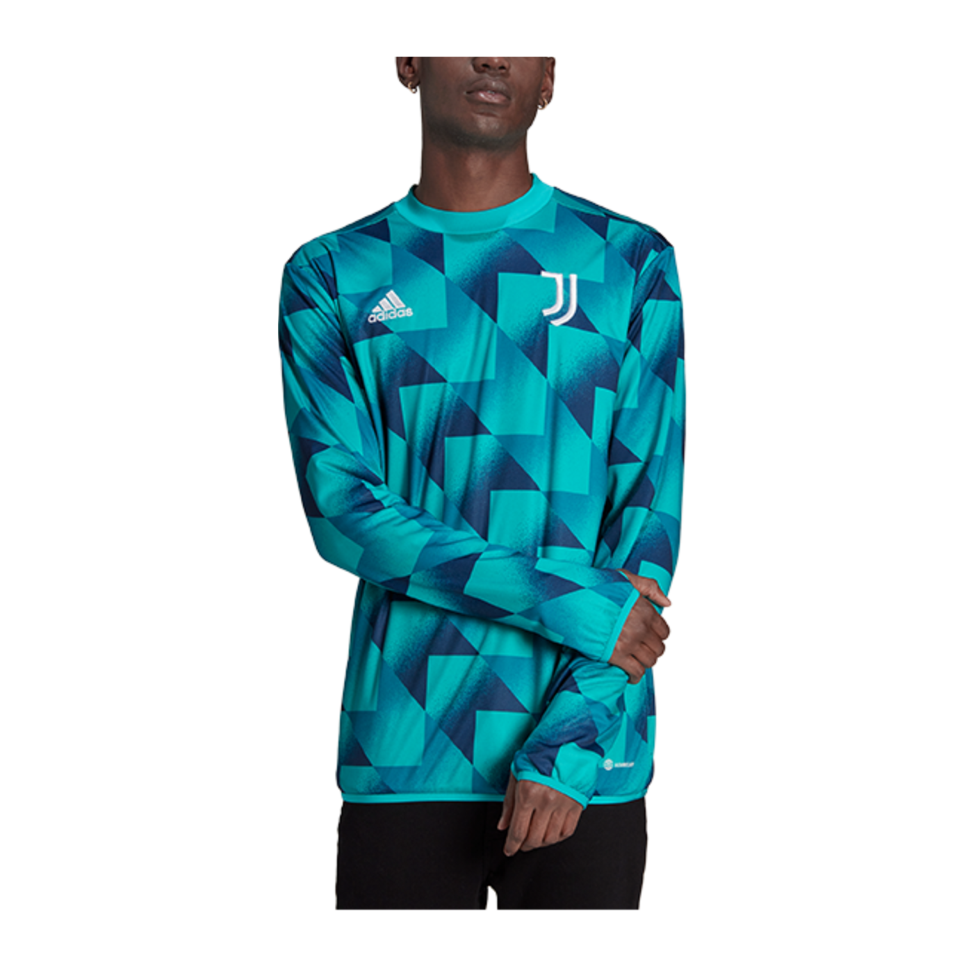 adidas Juventus Turin Prematch Sweatshirt 2022/2023 Blau