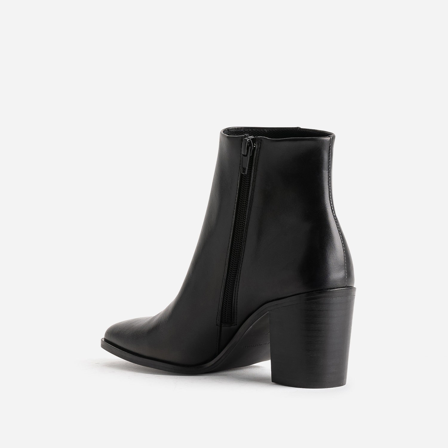 Boots TEXTO noir éco-conçu en cuir