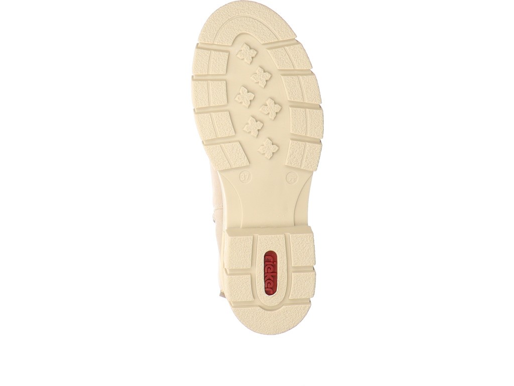 RIEKER Stiefeletten beige Chelsea Boots hellbeige