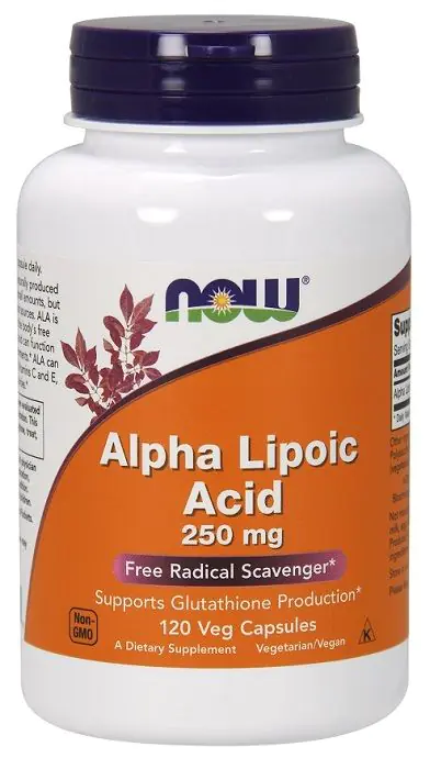 Κάψουλες Άλφα Λιποϊκού Οξέος Now Foods 250 mg