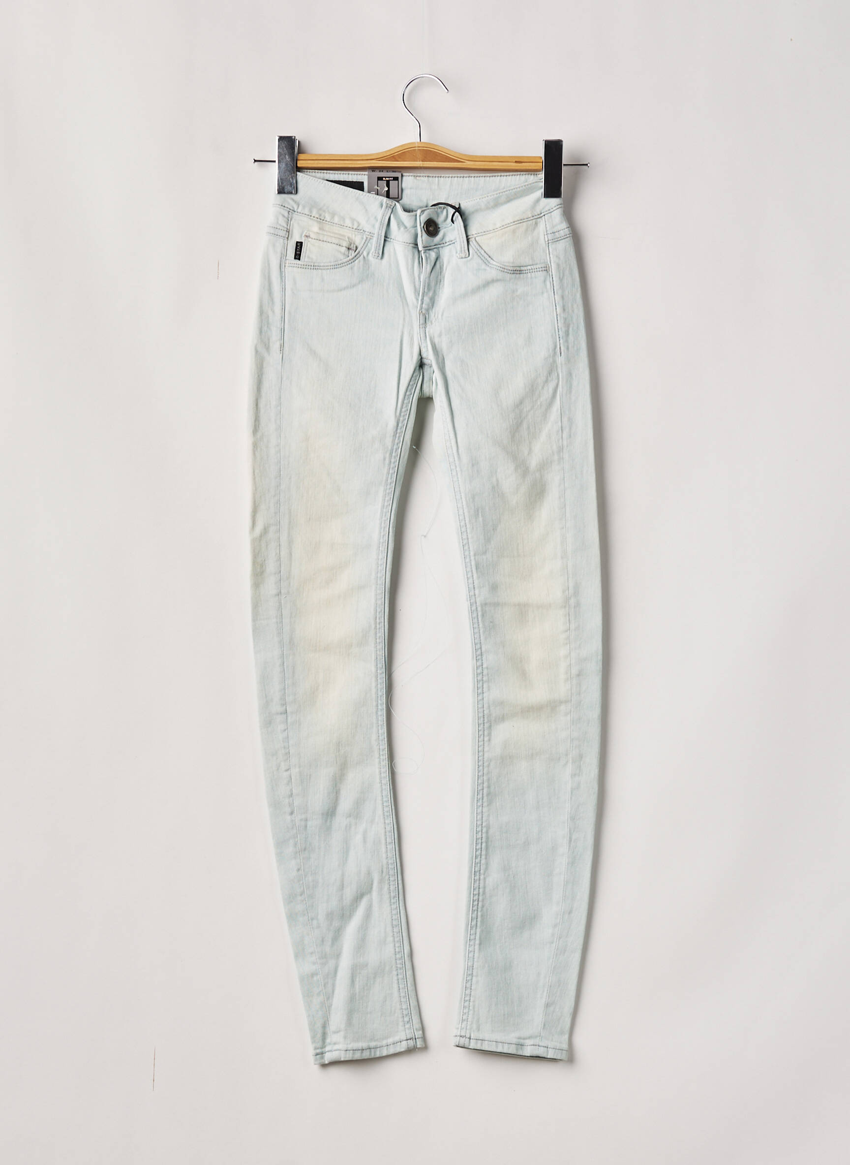 G Star Jeans Coupe Slim Femme couleur bleu