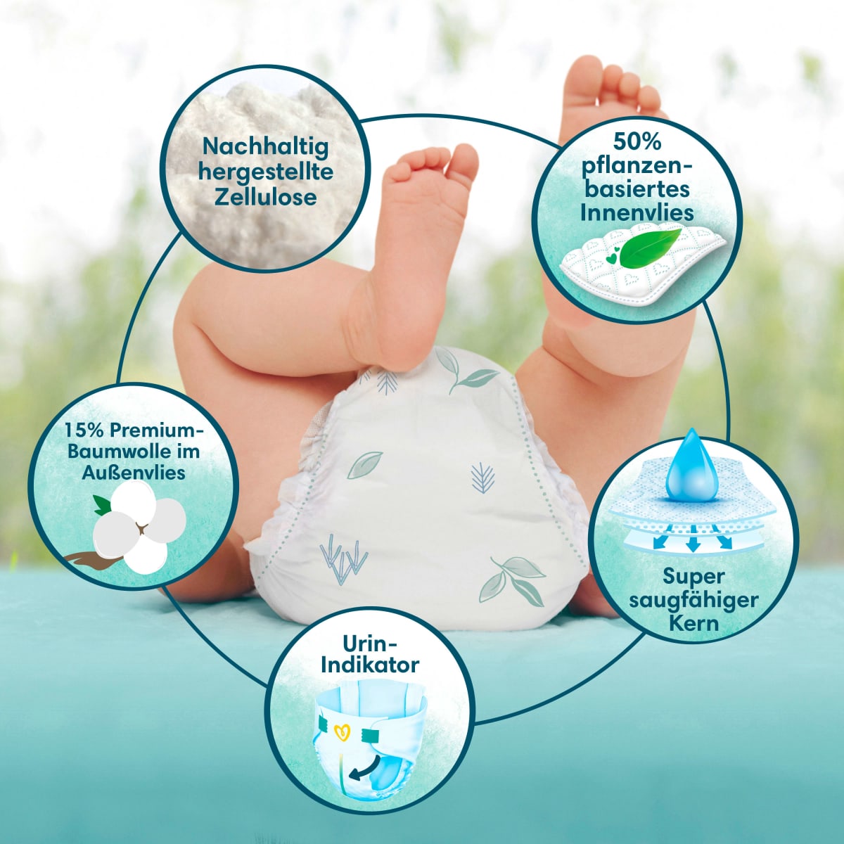 Windeln Harmonie Gr.4 Maxi (9-14 kg), 22 St