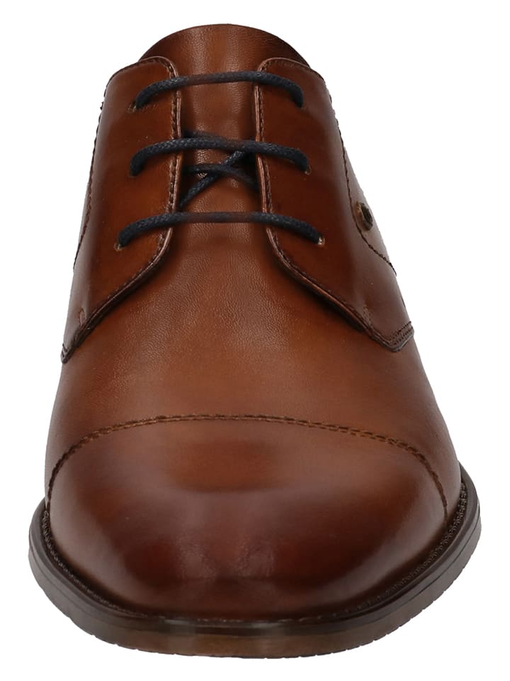 Bugatti Leder-Schnürschuhe 