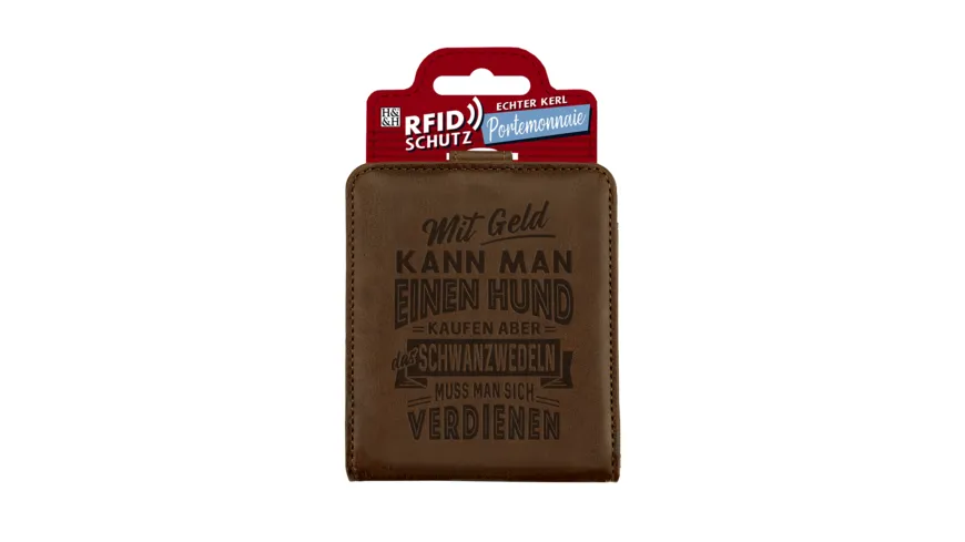H&H Echte Kerle Portemonnaie Hund