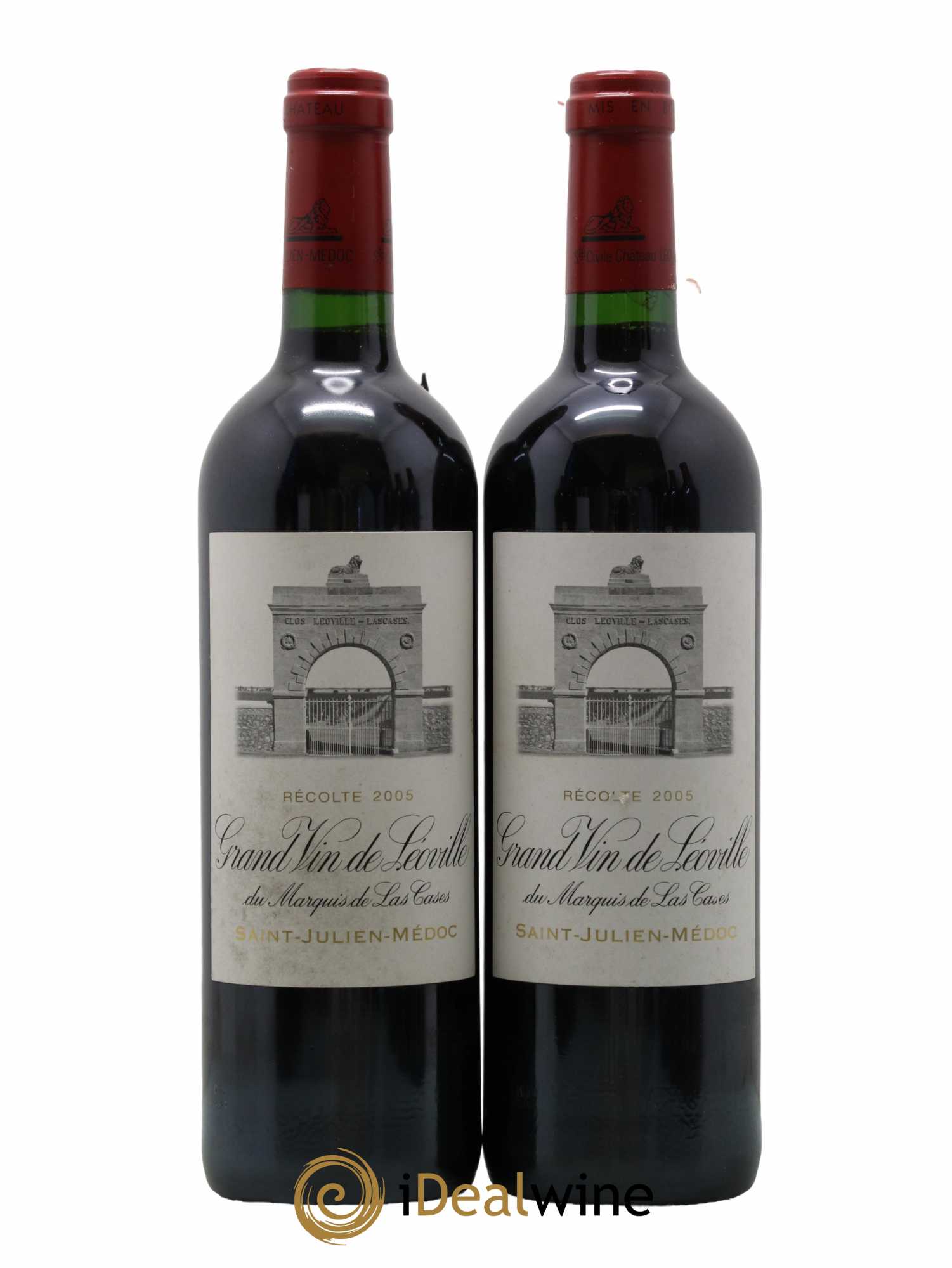 Château Léoville Las Cases 2ème Grand Cru Classé  2005 - Lot de 2 Bouteilles