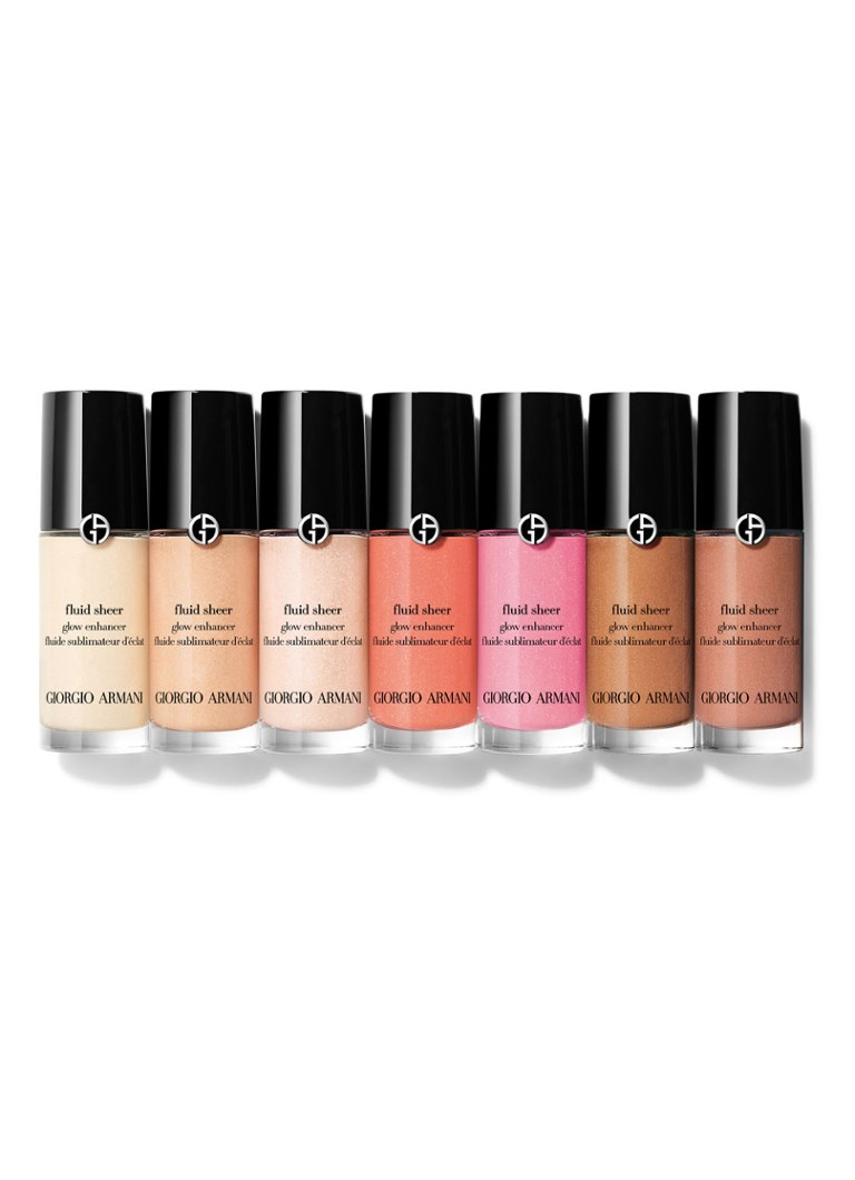 Giorgio Armani Beauty Mini Fluid Sheer Glow Enhancer – υγρό highlighter σε μέγεθος ταξιδιού