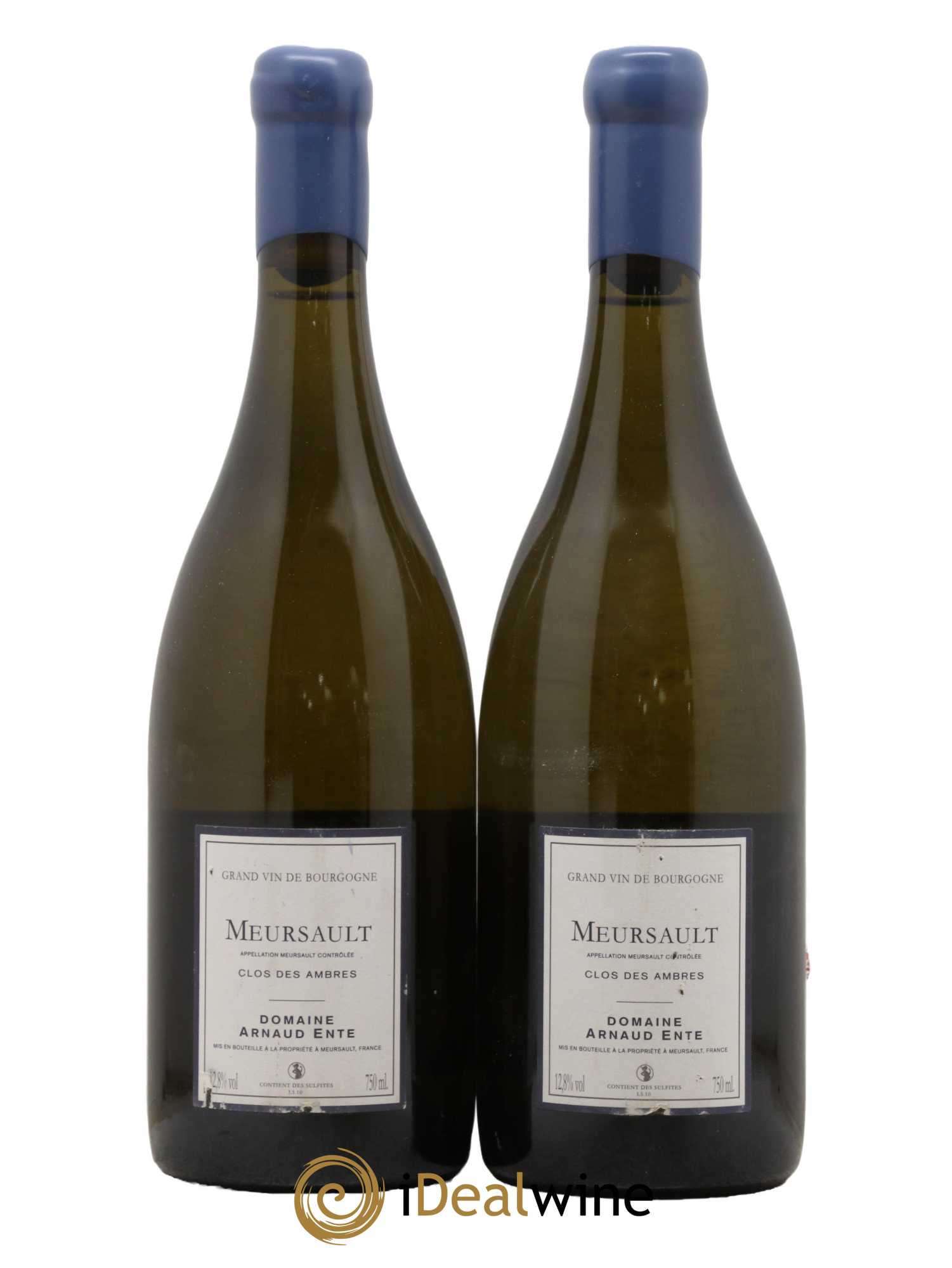 Meursault Clos des Ambres Arnaud Ente  2010 - Lot de 2 Bouteilles