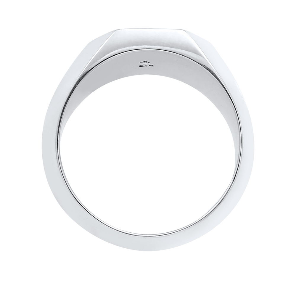 KUZZOI KUZZOI Bague avec émail raffiné en 925/1000 argent massif Bague