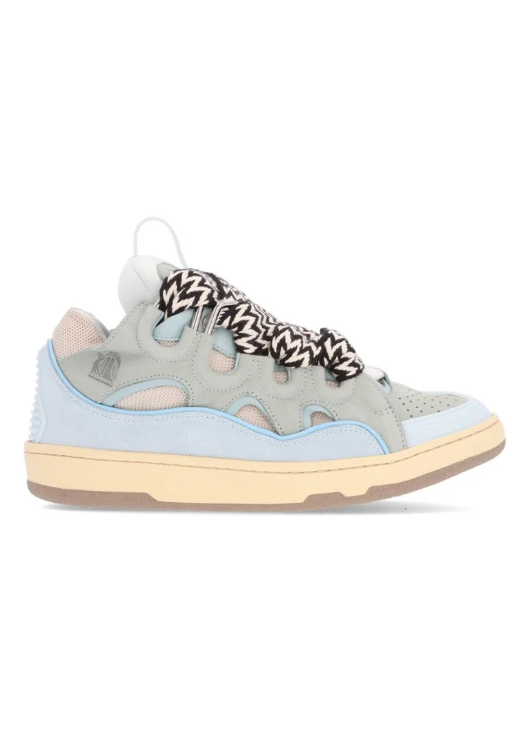 Lanvin Curb sneaker with leather details