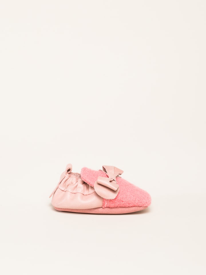 Gottstein Krabbelschuhe Bow in pink günstig kaufen