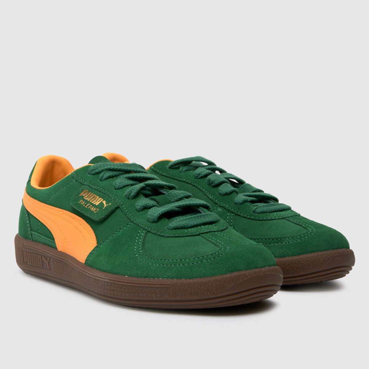 PUMA – Palermo – Grönt/Multifärgat mönster