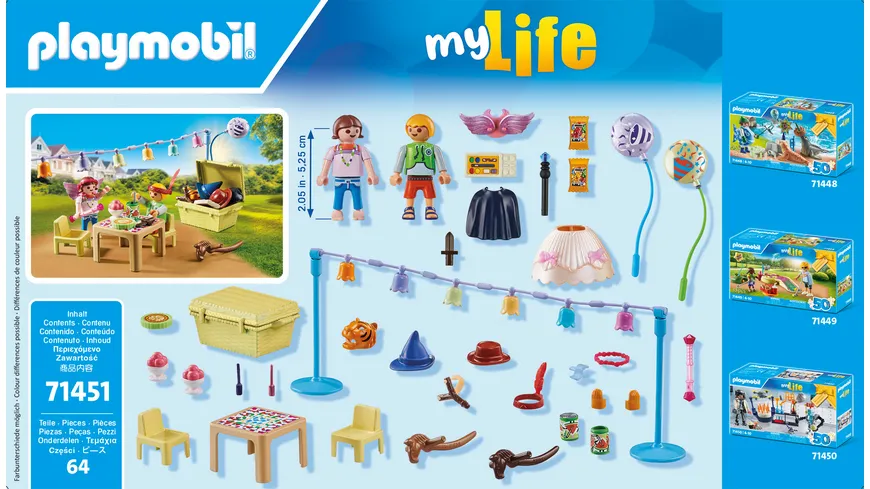 PLAYMOBIL 71451 - my Life - Kostümparty