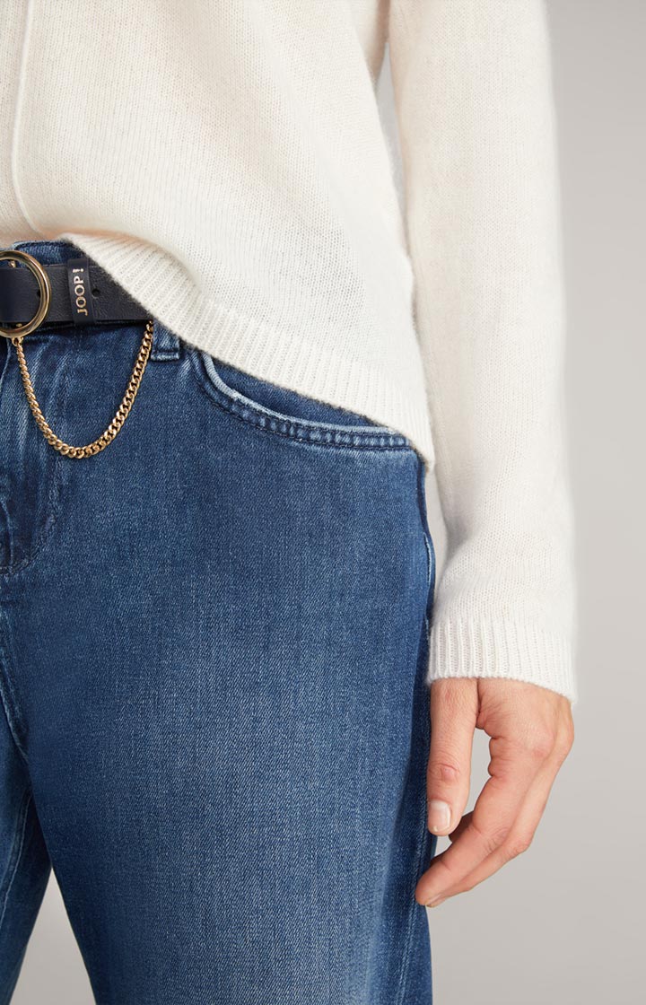 Cashmere-Strickpullover in Creme