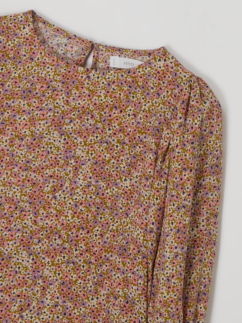 Blusenshirt aus Viskose Modell 'Amapola' in altrosa