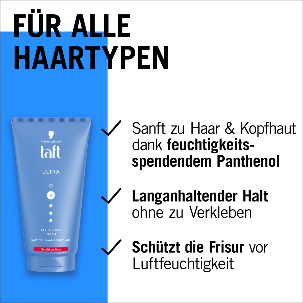 Haargel ULTRA Halt 4, 150 ml