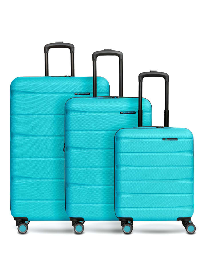 Franky Munich 4.0 4 Rollen Kofferset 3-teilig mit Dehnfalte in aqua dull günstig kaufen onesize