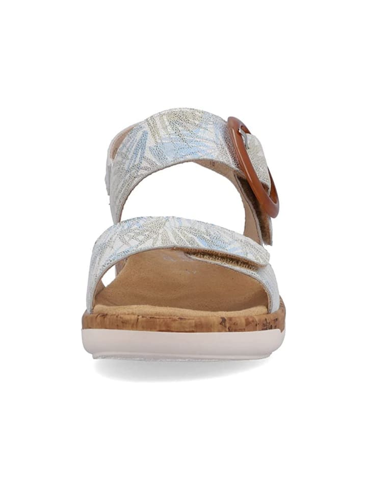 remonte Riemchen Sandalen für Damen in weiß in beige günstig kaufen