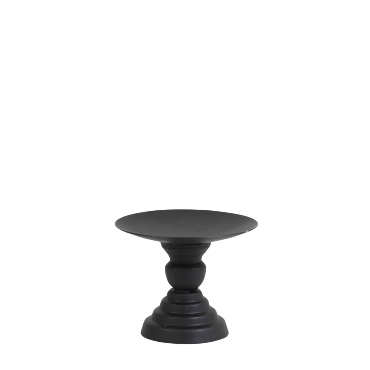 Trendhopper Kerzenleuchter Pozzo Schwarz 8,5 cm